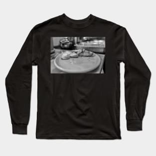 Spuds, turkey and sausages on plate Long Sleeve T-Shirt